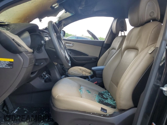 2017 Hyundai Santa Fe 2.4L z VIN 5NMZUDLB9HH013230, wystawiony jako Copart lot #55888975 z przebiegiem Nie podano mil oraz Szkoda całkowita • Salvage title. Historia ofert i sprzedaży dostępna na DreamBid. Obrazek 7.