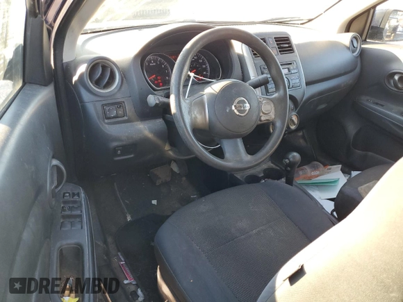 2012 Nissan Versa SV with VIN 3N1CN7AP8CL880295, listed as a Copart auction lot 46286555 with 140,207 mi miles and Salvage Title. Bid and sale history available at carsss.com. Image 8.