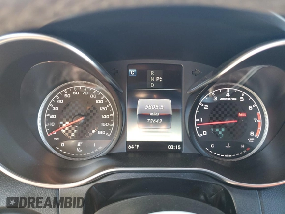 2018 Mercedes-Benz C 43 AMG with VIN WDDWJ6EB6JF627388, listed as a Copart auction lot 77531744 with 72,643 mi miles and Salvage Title. Bid and sale history available at DreamBid. Image 9.