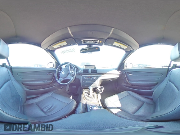 2012 BMW 1 Series 128i with VIN WBAUN1C5XCVR00151, listed as a Copart auction lot 56040445 with 171,302 mi miles and Salvage title. Bid and sale history available at DreamBid. Image 14.