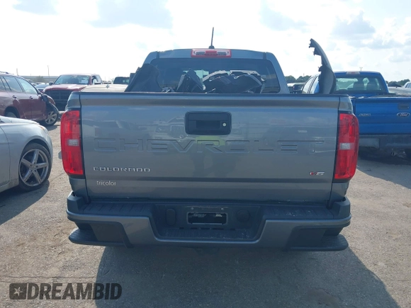 2021 Chevrolet Colorado 2WD LT with VIN 1GCGSCEN7M1209427, listed as a IAAI auction lot 40296591 with 79,785 mi miles. Bid and sale history available at carsss.com. Image 16.