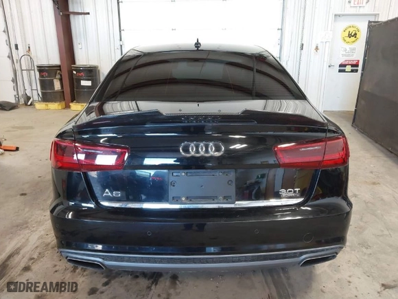 2016 Audi A6 3.0T Premium Plus with VIN WAUFGAFC7GN016512, listed as a IAAI auction lot 41667375 with NaN miles. Bid and sale history available at carsss.com. Image 17.