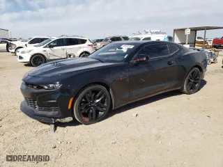 2022 Chevrolet Camaro 1SS with VIN 1G1FF1R78N0133653, listed as a Copart auction lot 46483105 with 42,487 mi miles and Salvage Title. Bid and sale history available at carsss.com. Image 1.