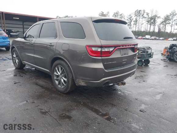 2017 Dodge Durango GT with VIN 1C4RDHDG1HC703487, listed as a IAAI auction lot 41626135 with 115,687 mi miles. Bid and sale history available at carsss.com. Image 3.