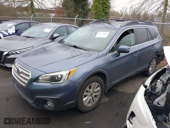 2016 Subaru Outback 2.5i Premium with VIN 4S4BSAHCXG3247005, listed as a IAAI auction lot 41372062 with 89,829 mi miles. Bid and sale history available at carsss.com. Image 2.