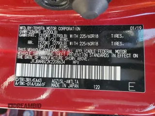 2019 Lexus NX 300 z VIN JTJBARBZ2K2208634, wystawiony jako Copart lot #53645675 z przebiegiem 49 198 mil mil oraz Szkody całkowita. Historia ofert i sprzedaży dostępna na DreamBid. Obrazek 14.