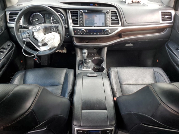 2015 Toyota Highlander Limited with VIN 5TDDKRFHXFS128698, listed as a Copart auction lot 52610495 with 161,412 mi miles and Salvage Title. Bid and sale history available at carsss.com. Image 8.