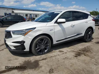 2021 Acura RDX w/A-Spec Package z VIN 5J8TC2H60ML031795, wystawiony jako Copart lot #59336385 z przebiegiem 81 351 mil mil oraz Szkoda całkowita • Salvage title. Historia ofert i sprzedaży dostępna na DreamBid. Obrazek 1.