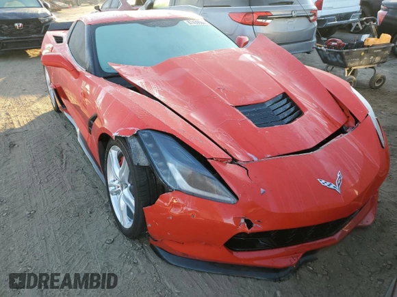 2017 Chevrolet Corvette 1LT with VIN 1G1YB2D7XH5101361, listed as a Copart auction lot 87439564 with 89,725 mi miles and Salvage Title. Bid and sale history available at carsss.com. Image 5.