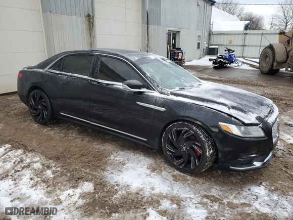 2017 Lincoln Continental Reserve with VIN 1LN6L9NP0H5623821, listed as a Copart auction lot 87847225 with 139,219 mi miles and Salvage Title. Bid and sale history available at carsss.com. Image 4.