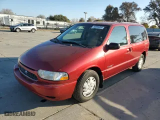 1999 Nissan Quest GXE with VIN 4N2XN11T9XD842740, listed as a Copart auction lot 83055234 with 250,577 mi miles and Clean Title. Bid and sale history available at carsss.com. Image 1.
