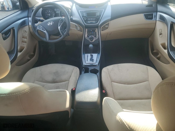 2013 Hyundai Elantra GLS PZEV with VIN 5NPDH4AE6DH427347, listed as a Copart auction lot 51634575 with 86,034 mi miles and Salvage Title. Bid and sale history available at carsss.com. Image 8.