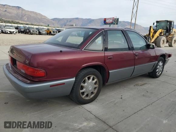 1996 Buick Regal with VIN 2G4WF52K3T1461797, listed as a Copart auction lot 78230324 with 93,303 mi miles and Salvage Title. Bid and sale history available at DreamBid. Image 3.