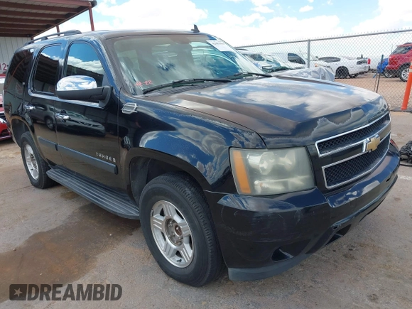2007 Chevrolet Tahoe LS with VIN 1GNFC13C47J406467, listed as a IAAI auction lot 42081860 with 275,814 mi miles and . Bid and sale history available at DreamBid. Image 1.
