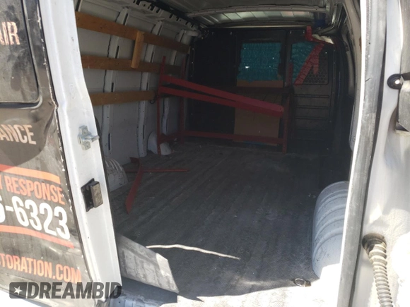 2019 Chevrolet Express Cargo Van with VIN 1GCWGAFG6K1287440, listed as a Copart auction lot 68916194 with 69,065 mi miles and Salvage Title. Bid and sale history available at carsss.com. Image 10.