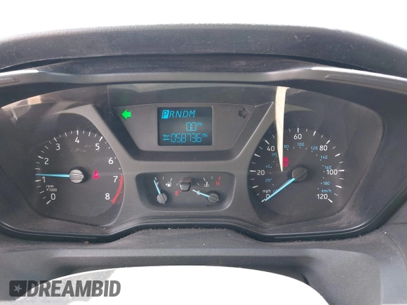 2018 Ford Transit with VIN 1FTBW2CM7JKA92747, listed as a IAAI auction lot 42251673 with 58,736 mi miles and . Bid and sale history available at DreamBid. Image 7.
