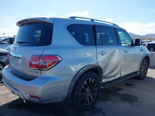 2018 Nissan Armada Platinum with VIN JN8AY2NF8J9331724, listed as a IAAI auction lot 41761151 with 64,975 mi miles. Bid and sale history available at carsss.com. Image 6.