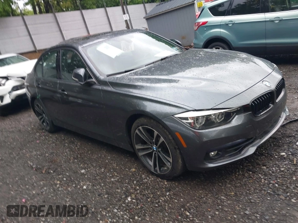 2018 BMW 3 Series 330i xDrive with VIN WBA8D9C58JEM34493, listed as a IAAI auction lot 42309425 with 58,868 mi miles and . Bid and sale history available at DreamBid. Image 1.