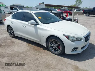 2017 Infiniti Q50 Premium z VIN JN1EV7AP6HM742437, wystawiony jako IAAI lot #42018723 z przebiegiem 85 608 mil mil oraz . Historia ofert i sprzedaży dostępna na DreamBid. Obrazek 1.