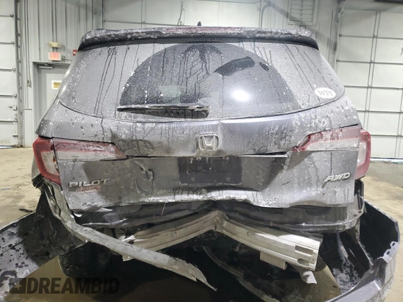 2021 Honda Pilot EX-L with VIN 5FNYF6H58MB073810, listed as a Copart auction lot 42086065 with Not Provided miles and Salvage Title. Bid and sale history available at carsss.com. Image 6.