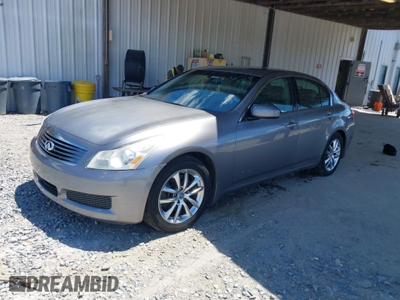 2008 Infiniti G35 Journey with VIN JNKBV61E38M218654, listed as a IAAI auction lot 42196718 with 216,678 mi miles. Bid and sale history available at carsss.com. Image 2.
