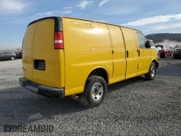 2020 Chevrolet Express Cargo Van with VIN 1GCWGAFPXL1226464, listed as a Copart auction lot 44780515 with 149,395 mi miles and Clean Title. Bid and sale history available at carsss.com. Image 3.