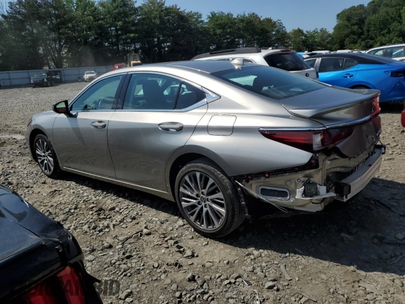 2021 Lexus ES 250 with VIN 58AD11D19MU006499, listed as a Copart auction lot 63091235 with 19,071 mi miles and Salvage title. Bid and sale history available at DreamBid. Image 2.
