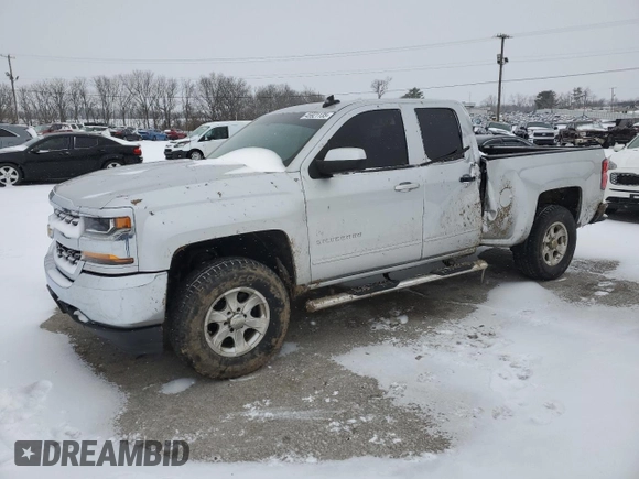 2018 Chevrolet Silverado 1500 LT with VIN 1GCVKREH8JZ280721, listed as a Copart auction lot 45921135 with 74,684 mi miles and Salvage Title. Bid and sale history available at DreamBid. Image 1.