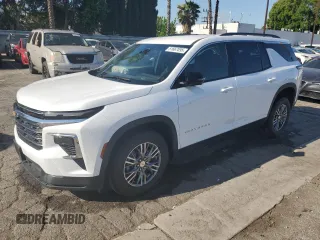 2024 Chevrolet Traverse FWD LT z VIN 1GNERGKS3RJ166059, wystawiony jako Copart lot #51667095 z przebiegiem 24 870 mil mil oraz Czysty tytuł • Clean title. Historia ofert i sprzedaży dostępna na DreamBid. Obrazek 1.