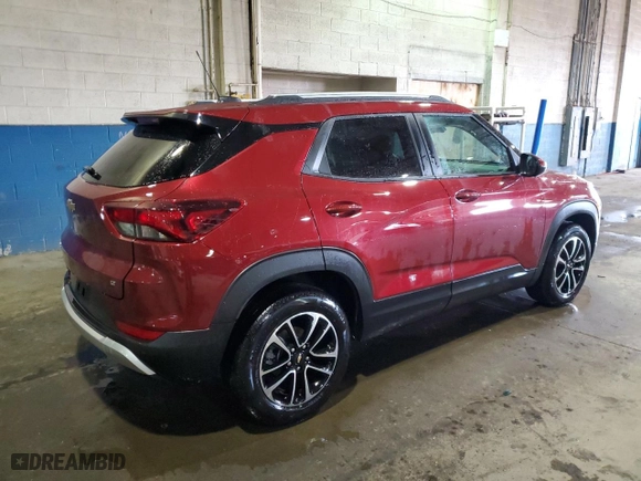 2024 Chevrolet TrailBlazer LT with VIN KL79MPS28RB079385, listed as a Copart auction lot 43758505 with 6,267 mi miles and Salvage Title. Bid and sale history available at carsss.com. Image 3.