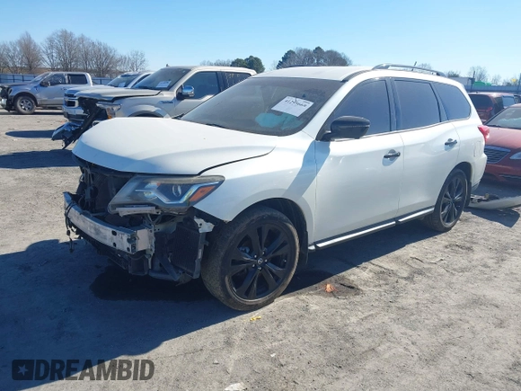 2018 Nissan Pathfinder SL with VIN 5N1DR2MN1JC632199, listed as a IAAI auction lot 41295669 with 174,477 mi miles. Bid and sale history available at carsss.com. Image 18.