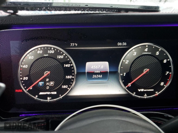 2021 Mercedes-Benz G 63 AMG z VIN W1NYC7HJXMX368367, wystawiony jako Copart lot #74120404 z przebiegiem 26 246 mil mil oraz Szkoda całkowita • Salvage title. Historia ofert i sprzedaży dostępna na DreamBid. Obrazek 9.