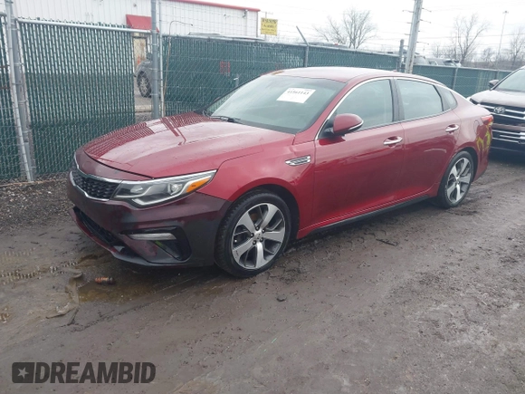 2019 Kia Optima LX with VIN 5XXGT4L38KG360993, listed as a IAAI auction lot 41561143 with 101,237 mi miles. Bid and sale history available at carsss.com. Image 18.