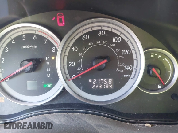2005 Subaru Legacy z VIN 4S3BL616257227937, wystawiony jako IAAI lot #42208088 z przebiegiem 223 184 mil mil oraz . Historia ofert i sprzedaży dostępna na DreamBid. Obrazek 7.