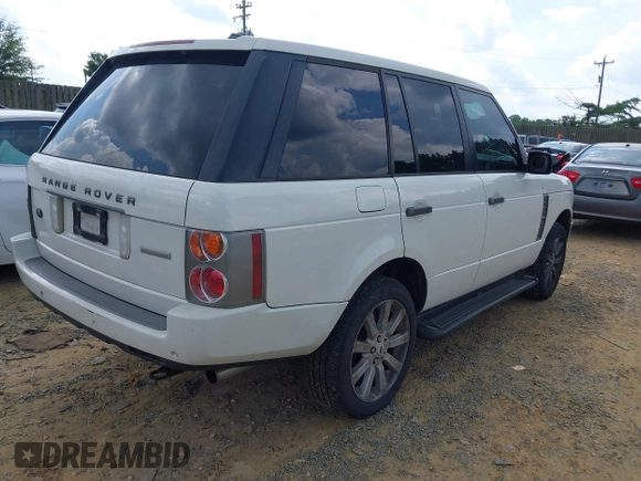 2008 Land Rover Range Rover SC with VIN SALMF13488A265557, listed as a IAAI auction lot 42727299 with 255,219 mi miles and . Bid and sale history available at DreamBid. Image 4.