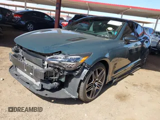 2022 Kia Stinger GT1 with VIN KNAE45LC3N6115626, listed as a IAAI auction lot 41757758 with 22,647 mi miles and . Bid and sale history available at DreamBid. Image 18.