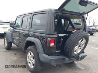 2022 Jeep Wrangler Unlimited Willys Sport with VIN 1C4HJXDN3NW132771, listed as a IAAI auction lot 41052274 with 33,302 mi miles and . Bid and sale history available at DreamBid. Image 3.