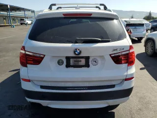 2012 BMW X3 28i with VIN 5UXWX5C56CL725341, listed as a Copart auction lot 52649105 with 97,855 mi miles and Salvage Title. Bid and sale history available at DreamBid. Image 6.