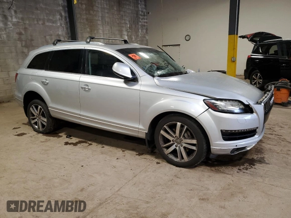 2012 Audi Q7 Prestige with VIN WA1VMAFE4CD000206, listed as a Copart auction lot 50737525 with Not provided miles and Salvage title. Bid and sale history available at DreamBid. Image 4.