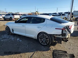 2018 Kia Stinger Premium with VIN KNAE25LA1J6012588, listed as a Copart auction lot 43394965 with 103,070 mi miles and Salvage Title. Bid and sale history available at carsss.com. Image 2.