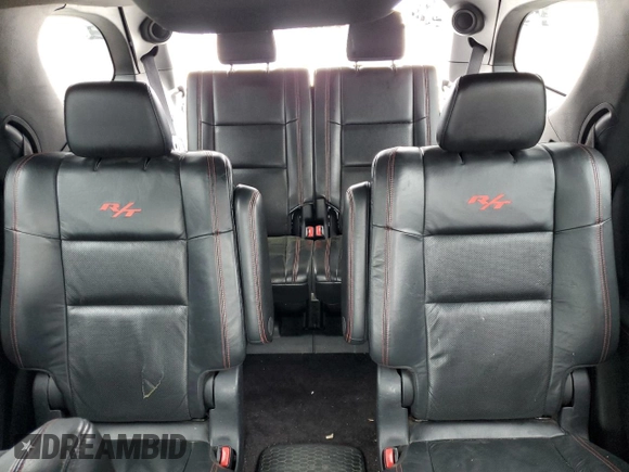 2016 Dodge Durango R/T z VIN 1C4SDHCT8GC424164, wystawiony jako Copart lot #59520745 z przebiegiem 190 303 mil mil oraz Szkoda całkowita • Salvage title. Historia ofert i sprzedaży dostępna na DreamBid. Obrazek 10.