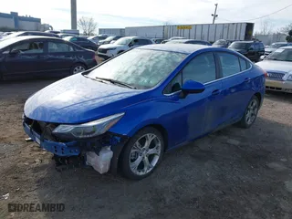 2019 Chevrolet Cruze Premier with VIN 1G1BF5SM7K7131546, listed as a IAAI auction lot 41654624 with 43,209 mi miles. Bid and sale history available at carsss.com. Image 2.