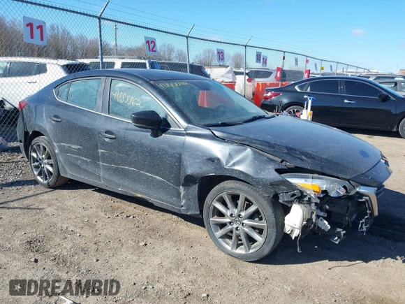 2018 Mazda 3 Touring with VIN 3MZBN1V39JM248441, listed as a IAAI auction lot 41888862 with 92,618 mi miles and . Bid and sale history available at DreamBid. Image 1.