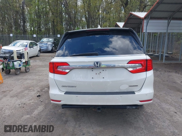 2018 Honda Odyssey Touring with VIN 5FNRL6H81JB023530, listed as a IAAI auction lot 42040124 with 109,128 mi miles and . Bid and sale history available at DreamBid. Image 16.