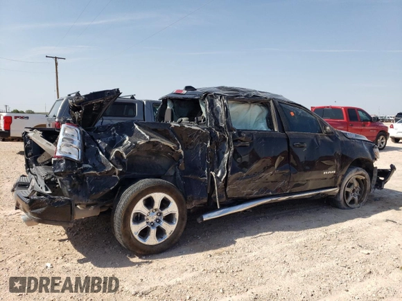 2022 Ram 1500 Lone Star with VIN 1C6RREFM3NN446083, listed as a Copart auction lot 63401294 with 41,239 mi miles and Non repairable. Bid and sale history available at DreamBid. Image 3.