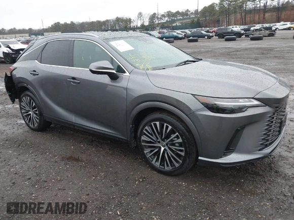 2023 Lexus RX 350h with VIN 2T2BBMCAXPC006429, listed as a IAAI auction lot 41924364 with 21,548 mi miles and . Bid and sale history available at DreamBid. Image 1.
