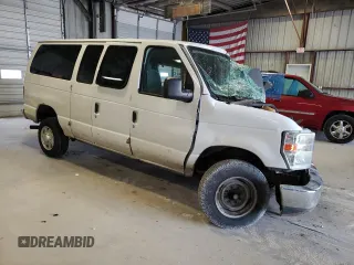 2008 Ford Econoline Passenger XL with VIN 1FBNE31L78DA50484, listed as a Copart auction lot 69711734 with Not Provided miles and Salvage Title. Bid and sale history available at carsss.com. Image 4.