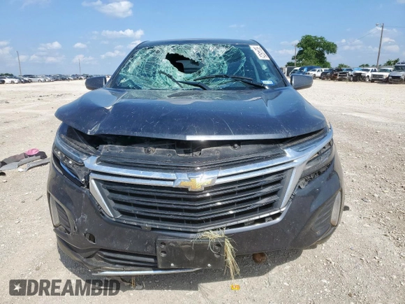 2023 Chevrolet Equinox LT with VIN 3GNAXKEG2PS175376, listed as a Copart auction lot 58244925 with 41,710 mi miles and Salvage title. Bid and sale history available at DreamBid. Image 5.