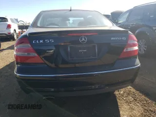 2005 Mercedes-Benz CLK 500 with VIN WDBTJ75J55F122201, listed as a Copart auction lot 75910714 with 122,599 mi miles and Clean Title. Bid and sale history available at DreamBid. Image 6.