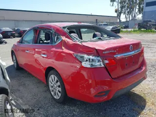 2017 Nissan Sentra SV with VIN 3N1AB7APXHL686584, listed as a IAAI auction lot 41893178 with 38,640 mi miles. Bid and sale history available at carsss.com. Image 3.